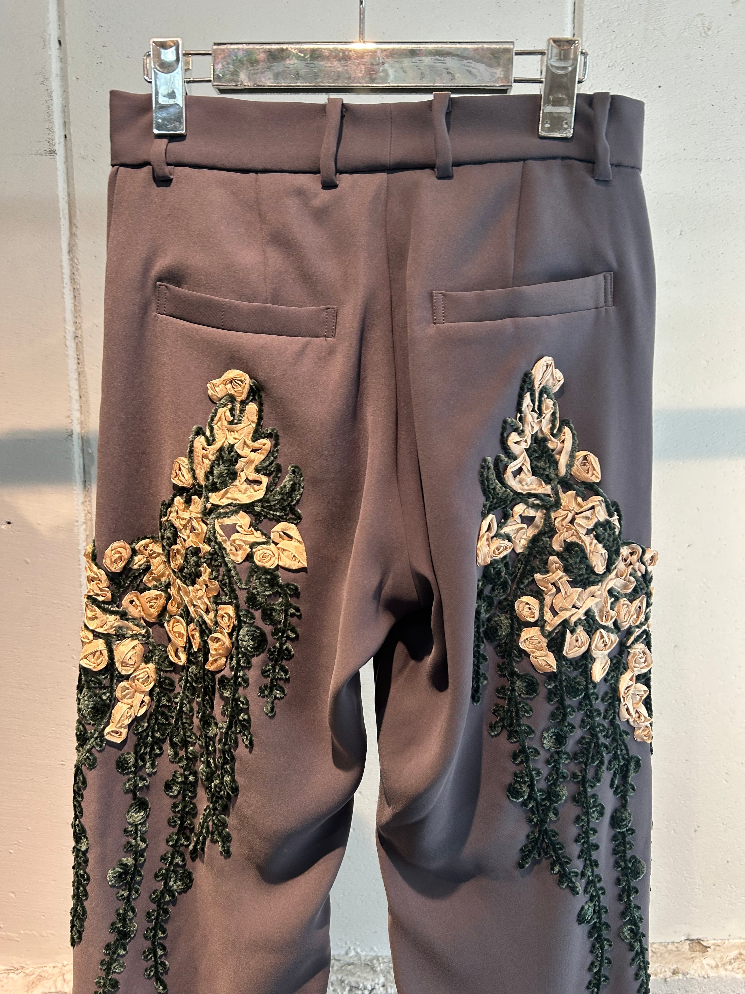 FUMIETANAKA side embroidery pants | AAR