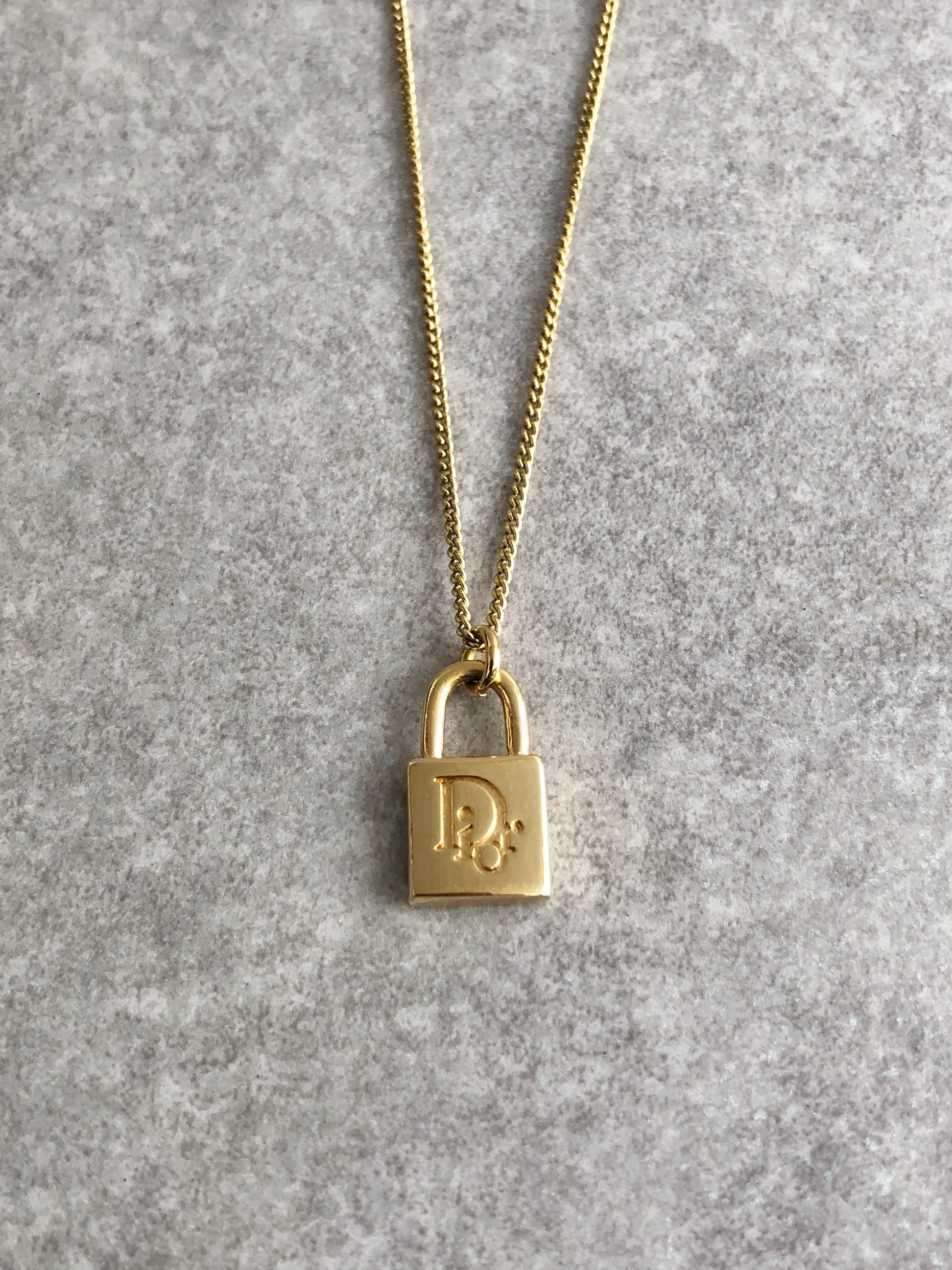 Christian Dior クリスチャン ディオール ネックレス ゴールド Dior