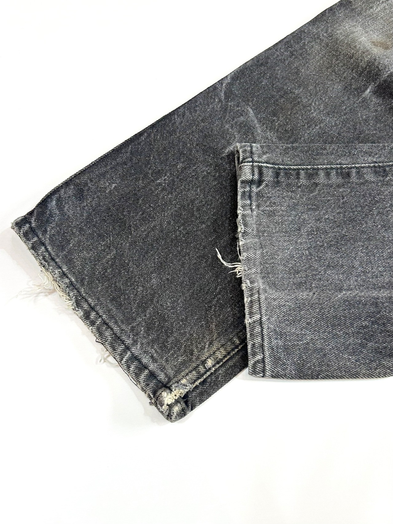 80s Levi’s 549 BLACK DENIM PANTS Size W34L31→W33.5L31