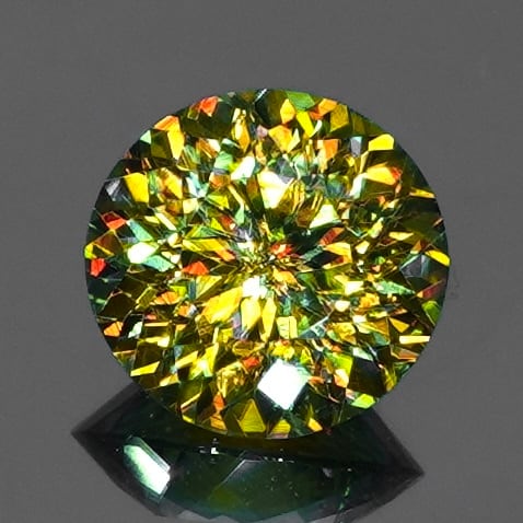 【Bright Brilliant Cut®︎ “160 Facets” 】極彩を、静かに抱く光 1.05ct 天然 スフェーン