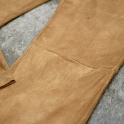 nubuck leather pants