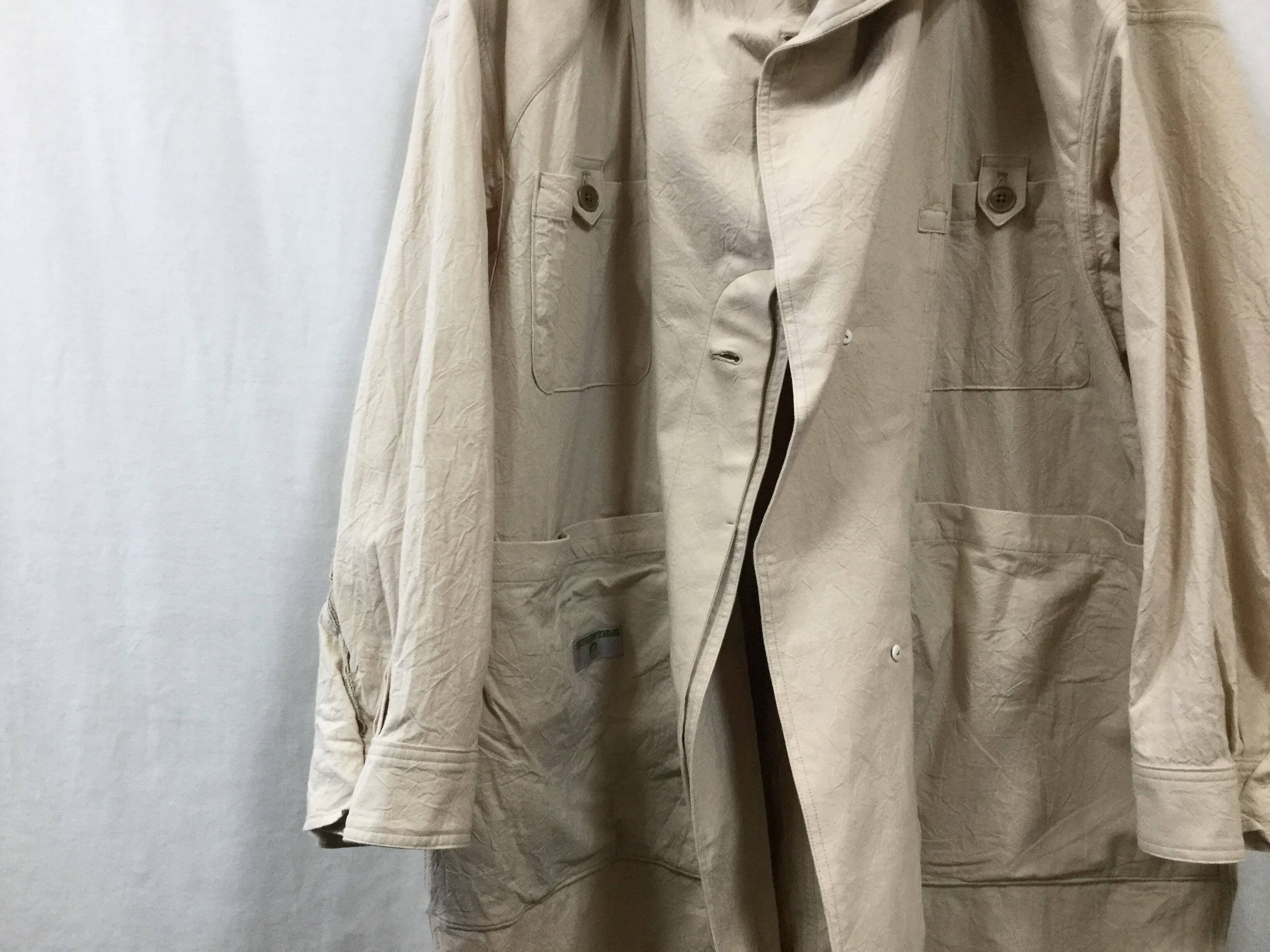HOMELESS TAILOR”REVERSIBLE COAT IVORY” | Lapel online store