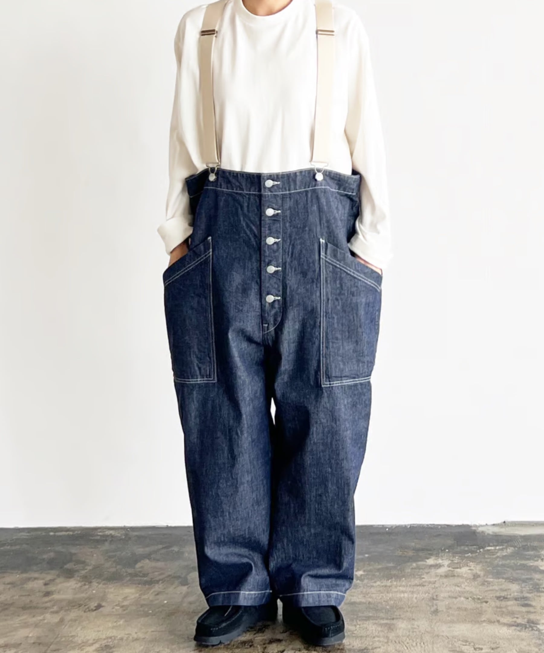 Sunny Garden Originalヴィンテージデニムオーバーオール メンズ