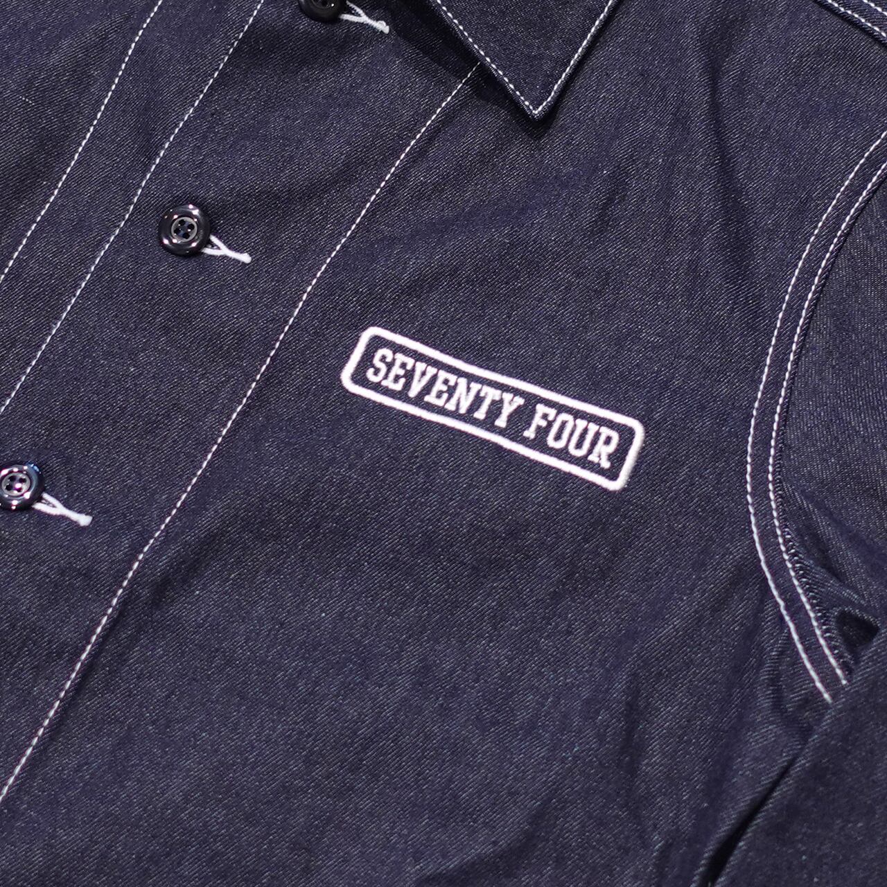 デニムカバーオールジャケット / SEVENTY FOUR(セブンティーフォー
