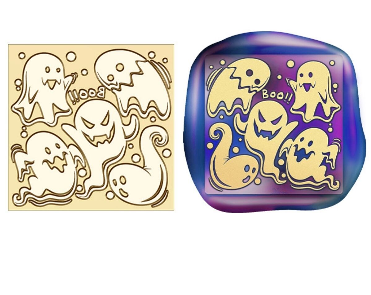 スタンプ(ハロウィン/おばけちゃん)