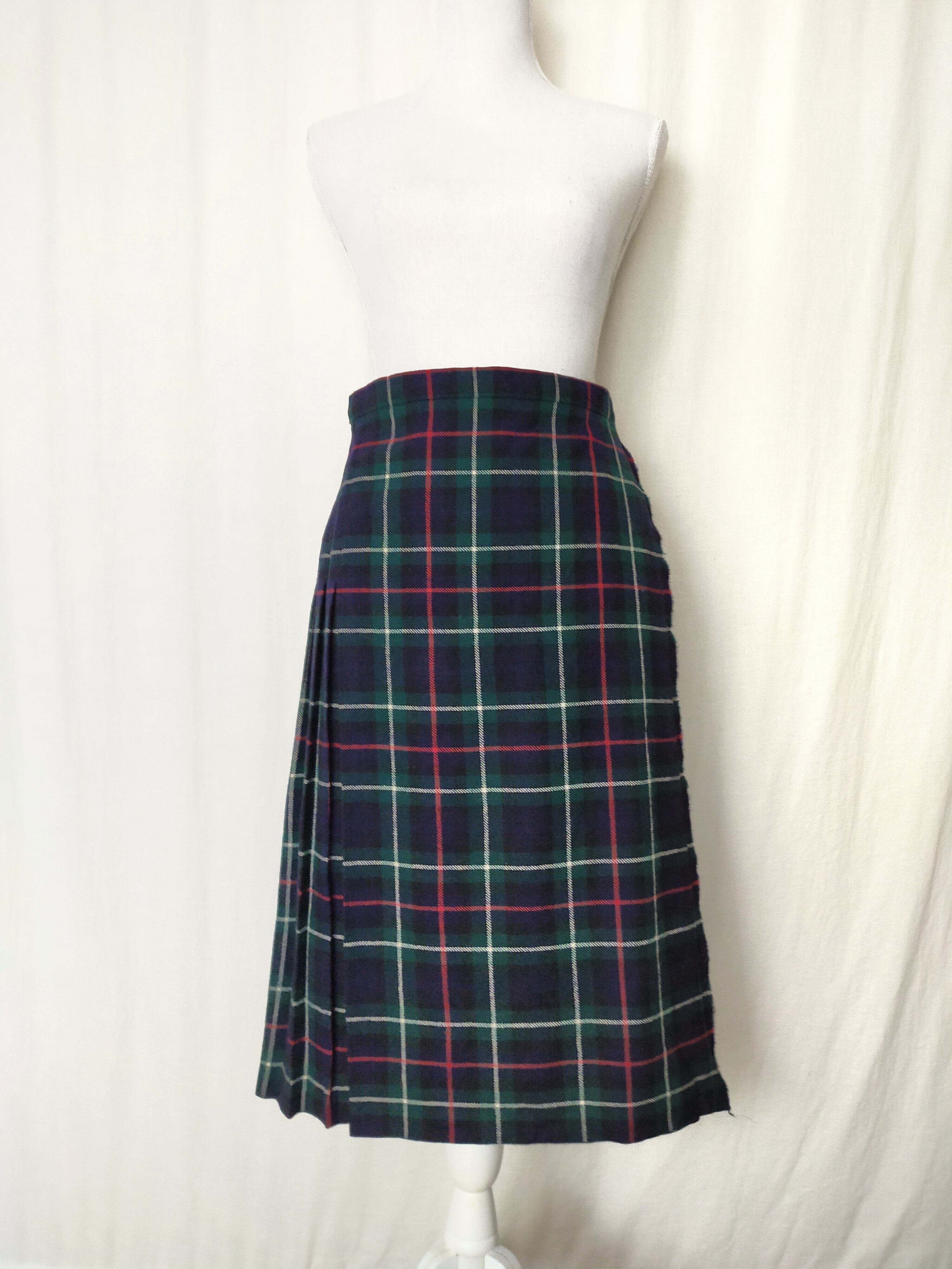 PaulStuart/M スコットランド タータンチェック Aラインスカート ...