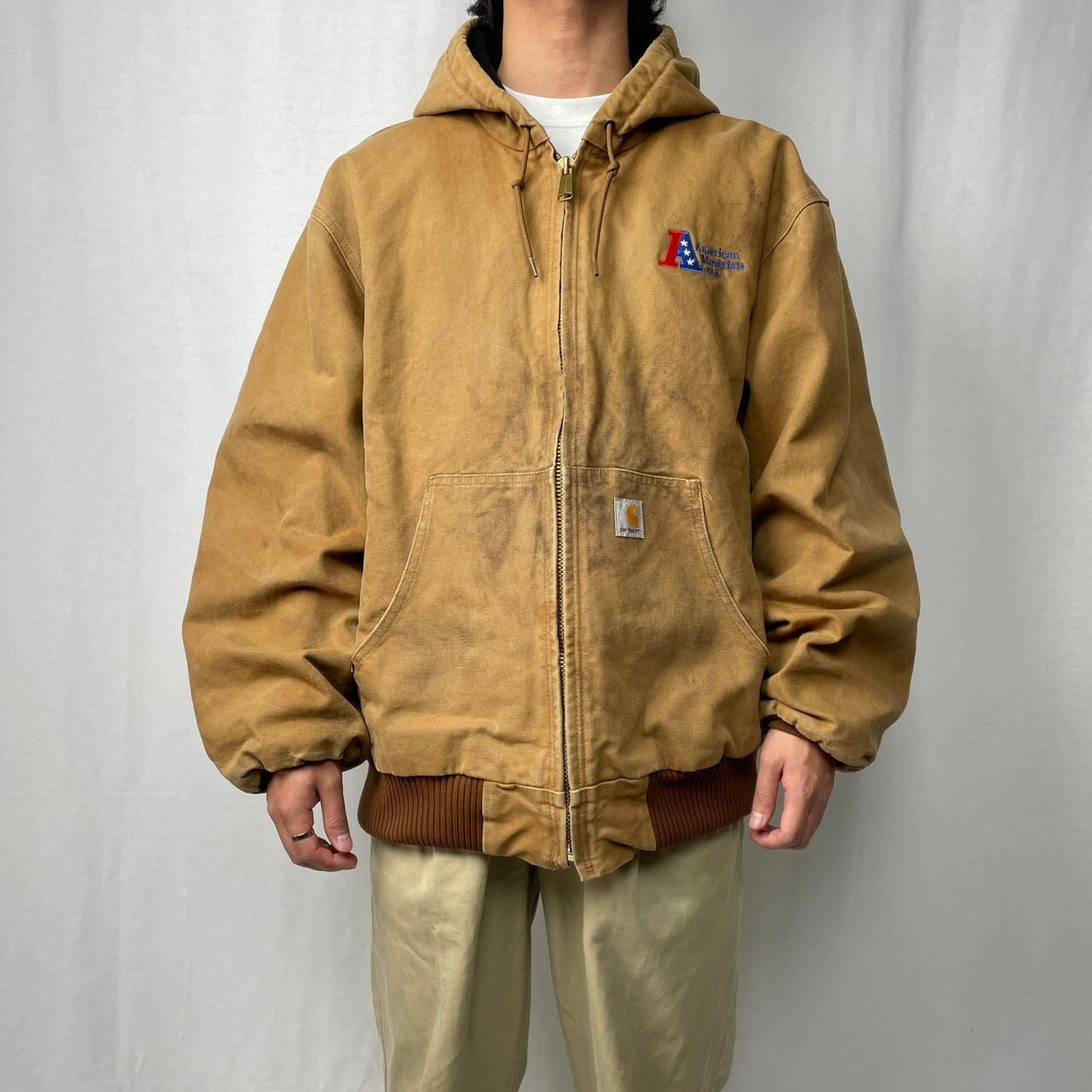 90年代 Carhartt カーハート ダック地 アクティブジャケット メンズXL