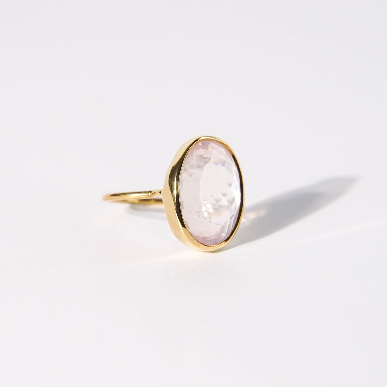 【11号】ローズクォーツ リング（グラン）