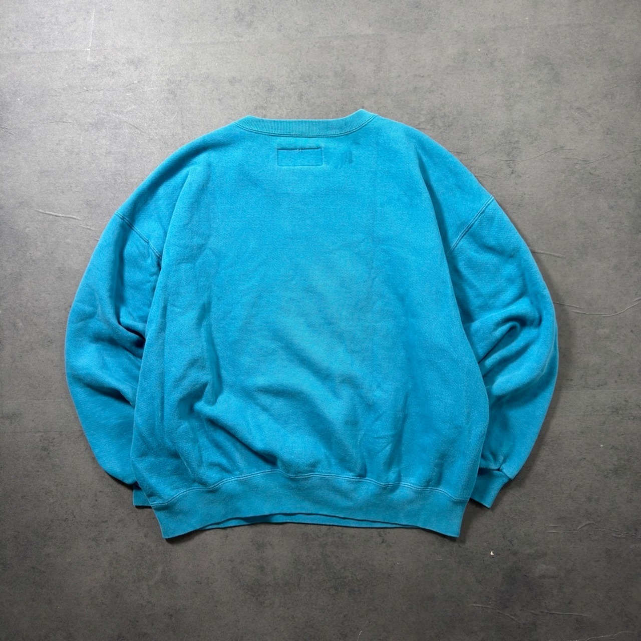 L.L.Bean × Russell 90s sweatshirt solid teal XL 古着 - 10