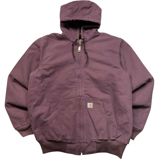 《M》Carhartt カーハート アクティブジャケット ダックジャケット ワークジャケット ダストパープル 希少カラー no.9547