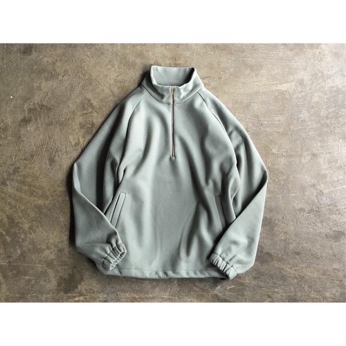 FLISTFIA (フリストフィア) Double Jersey Half Zip Layered Pull Over