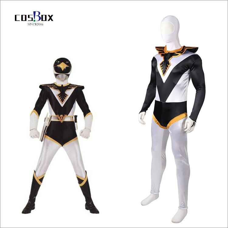 全身タイツ マスク 鳥人戦隊ジェットマン ブラックコンドル サテン 艶ある コスチューム コスプレ衣装 スーツ サイズ豊富 Cosbox