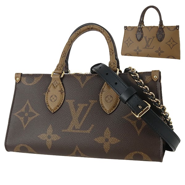 New LOUIS VUITTON ルイヴィトン オンザゴー EW チェーン モノグラム リバース M14236 3WAY ショルダーバッグ トートバッグ 新品