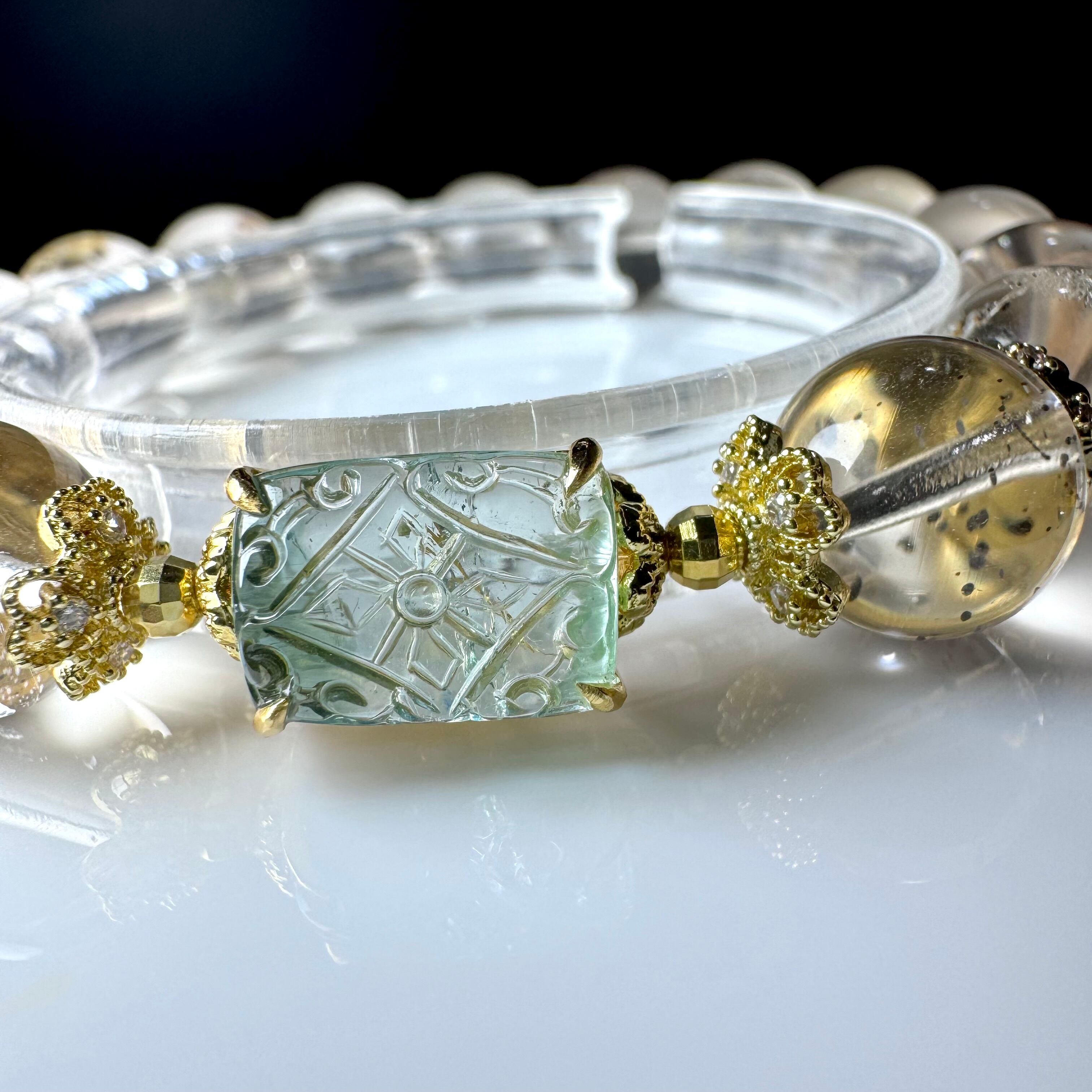 No.4 ゴールデンスキャポライト トルマリン