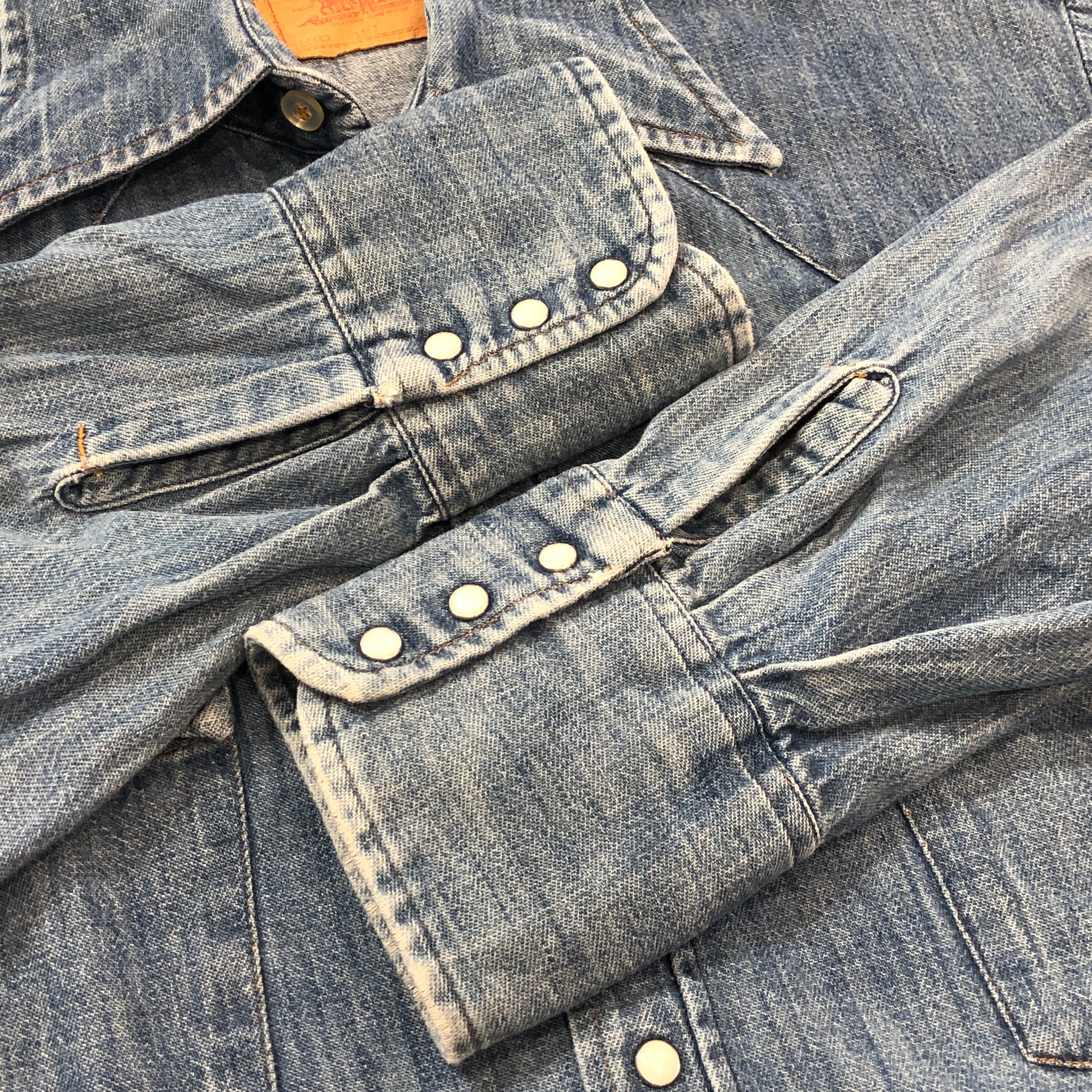 ⊕LEVI'S 60649 DENIM WESTERN SHIRT L USA | safarionline