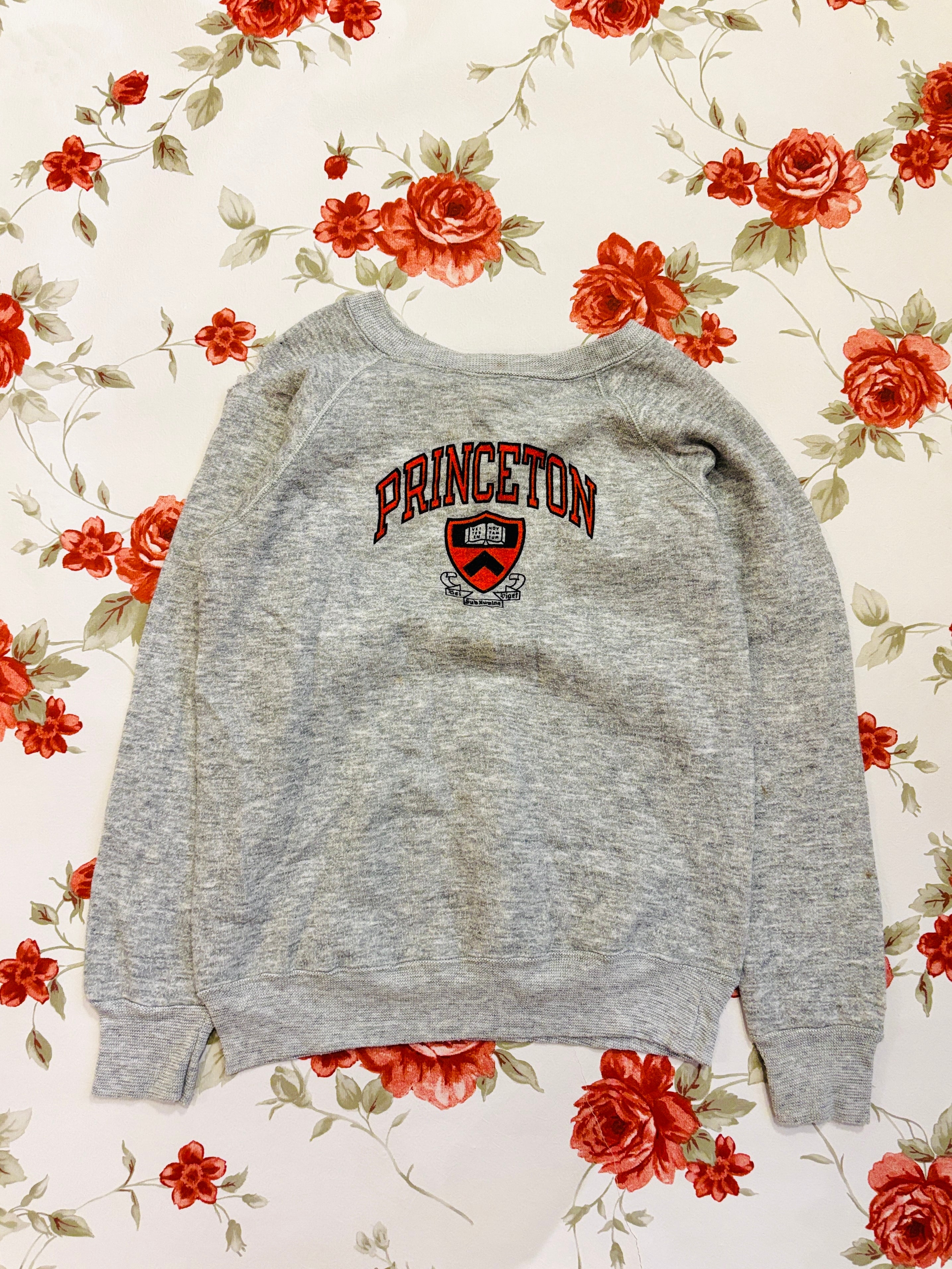 【KIDS vintage】 90's Princeton sweat . about 6-8y
