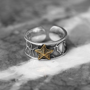 S925 STAR Ring / B&C