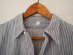 French Vintage grandpa shirt multi stripe