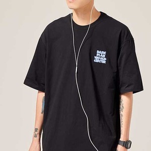 Back letter printed oversize T-shirt M41388