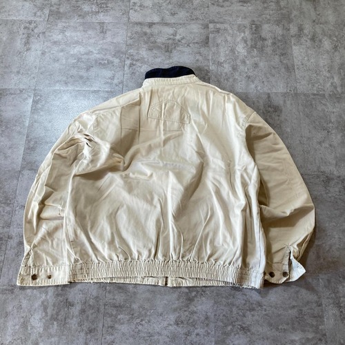 90s Ralph Lauren ワンポイント刺繍 スイングトップ 無地 ポルトガル製 L jacket 詳細写真12