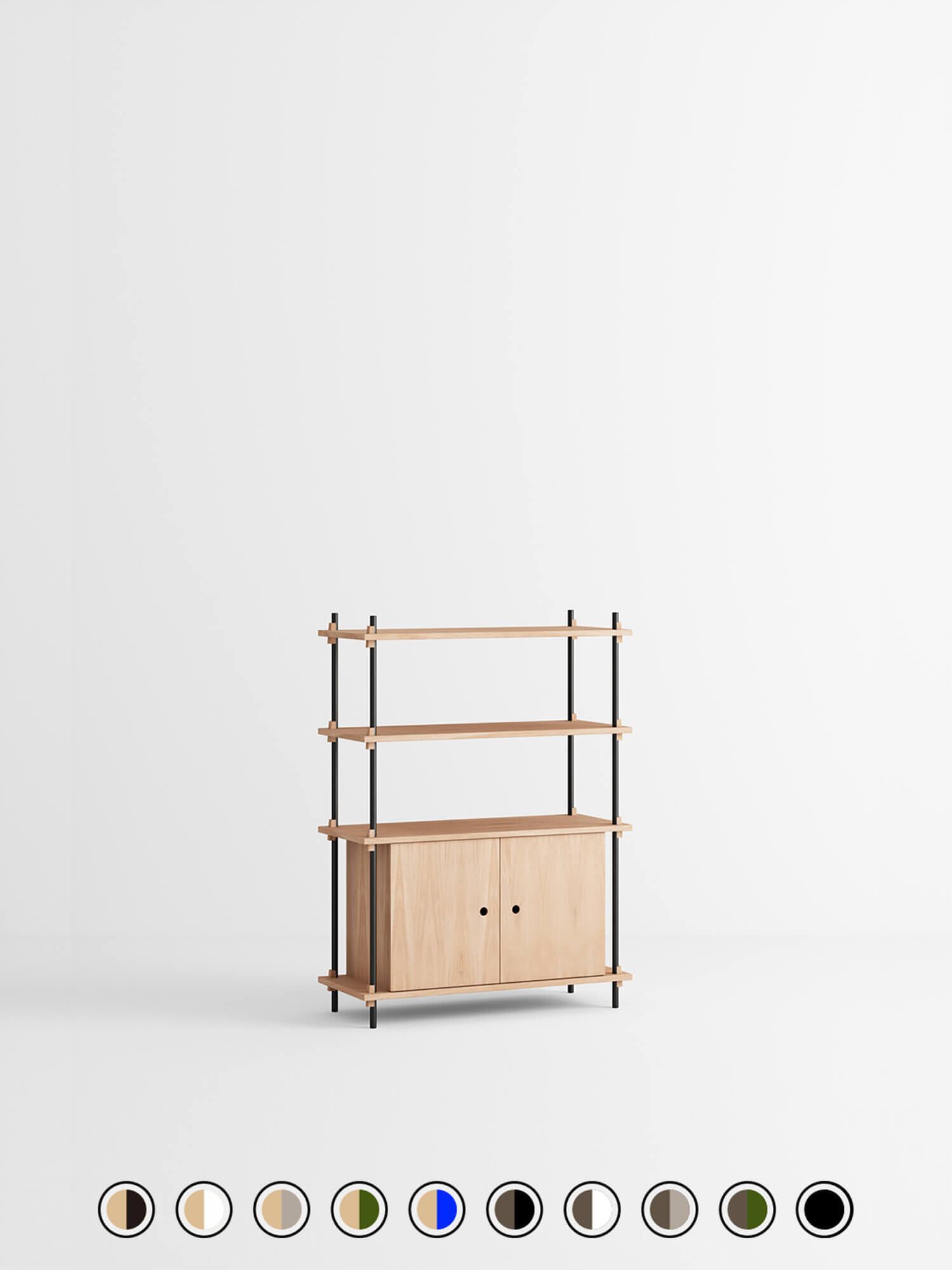 MOEBE Shelving System セット S.115.1.B（11カラー） | ROUND ROBIN