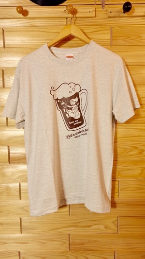 ビールをのもう Tシャツ オートミール 《ネット限定価格》