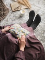 《アイピロー／首肩用／大判》米ぬか玄米カイロ（選べるハーブ）Woodland Bloom　カバー付き