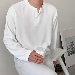 ヘンリーネックロングTシャツ　MT0080060