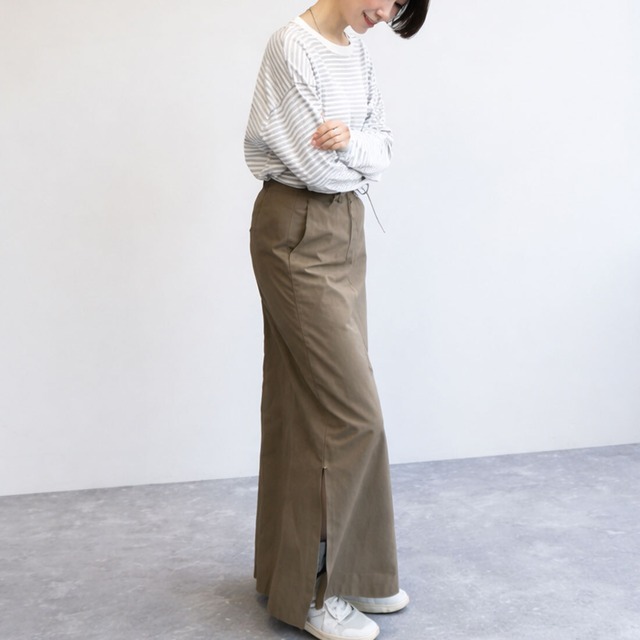 ルーズストレートスカート