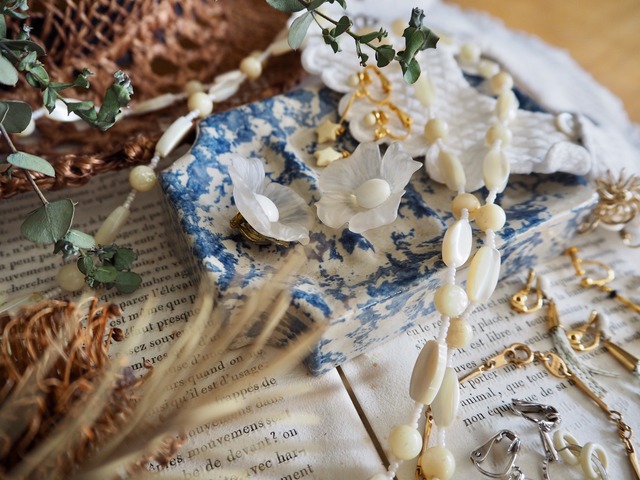 JAPAN？ 1980's ~ 1990's Vintage beads necklace