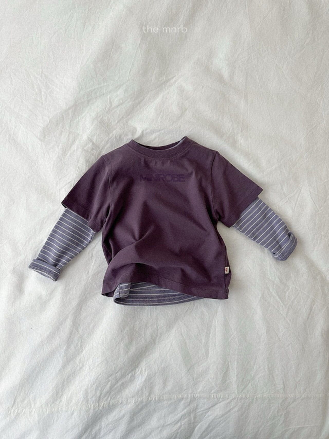 韓国子供服 / minirobe / 26Autumn / アーバンロゴハーフTシャツ / 秋服 *S~XL*