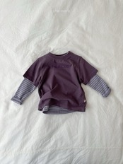 韓国子供服 / minirobe / 26Autumn / アーバンロゴハーフTシャツ / 秋服 *S~XL*