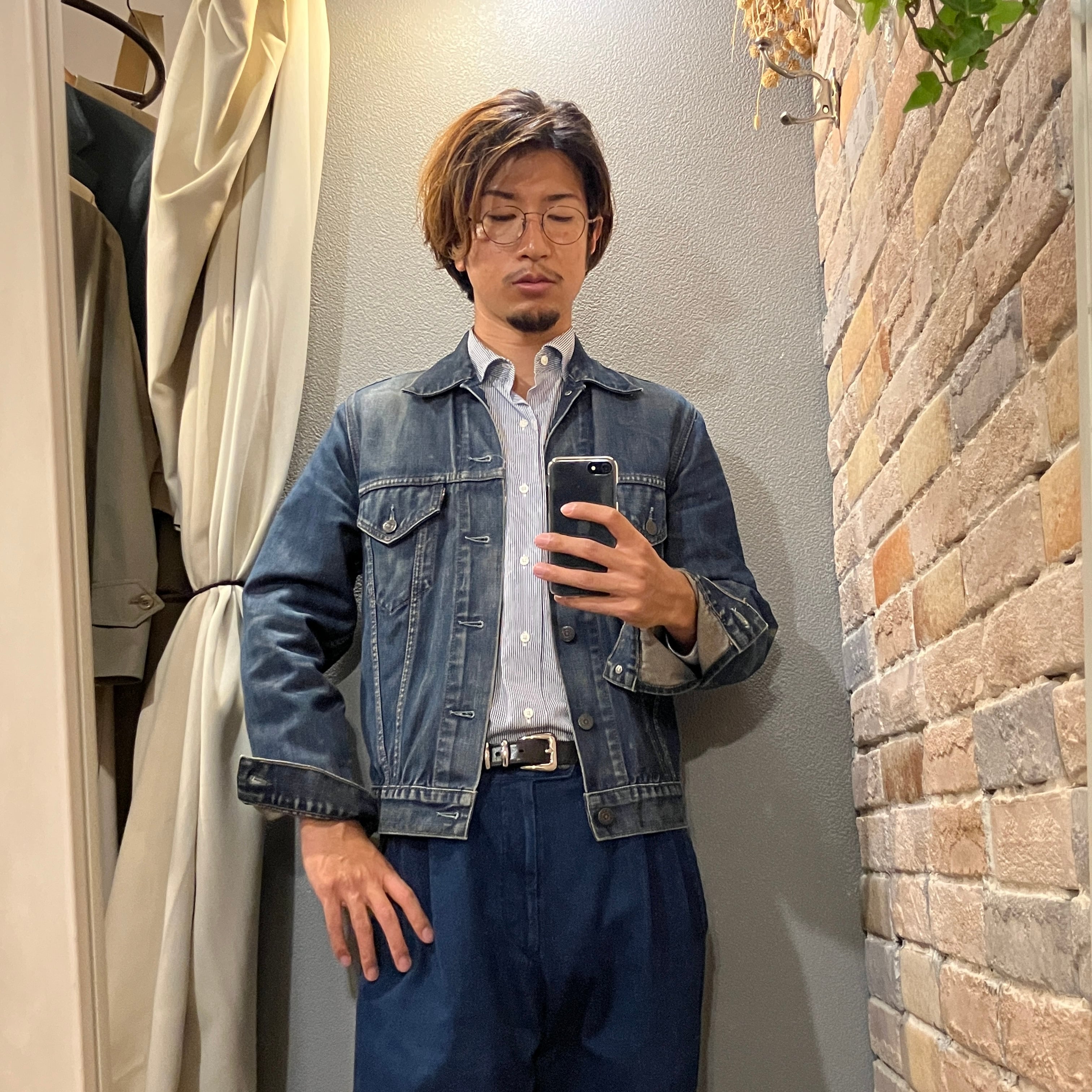 1st大戦モデル】Levi's ユーロリーバイス 70501 デニムジャケット - G