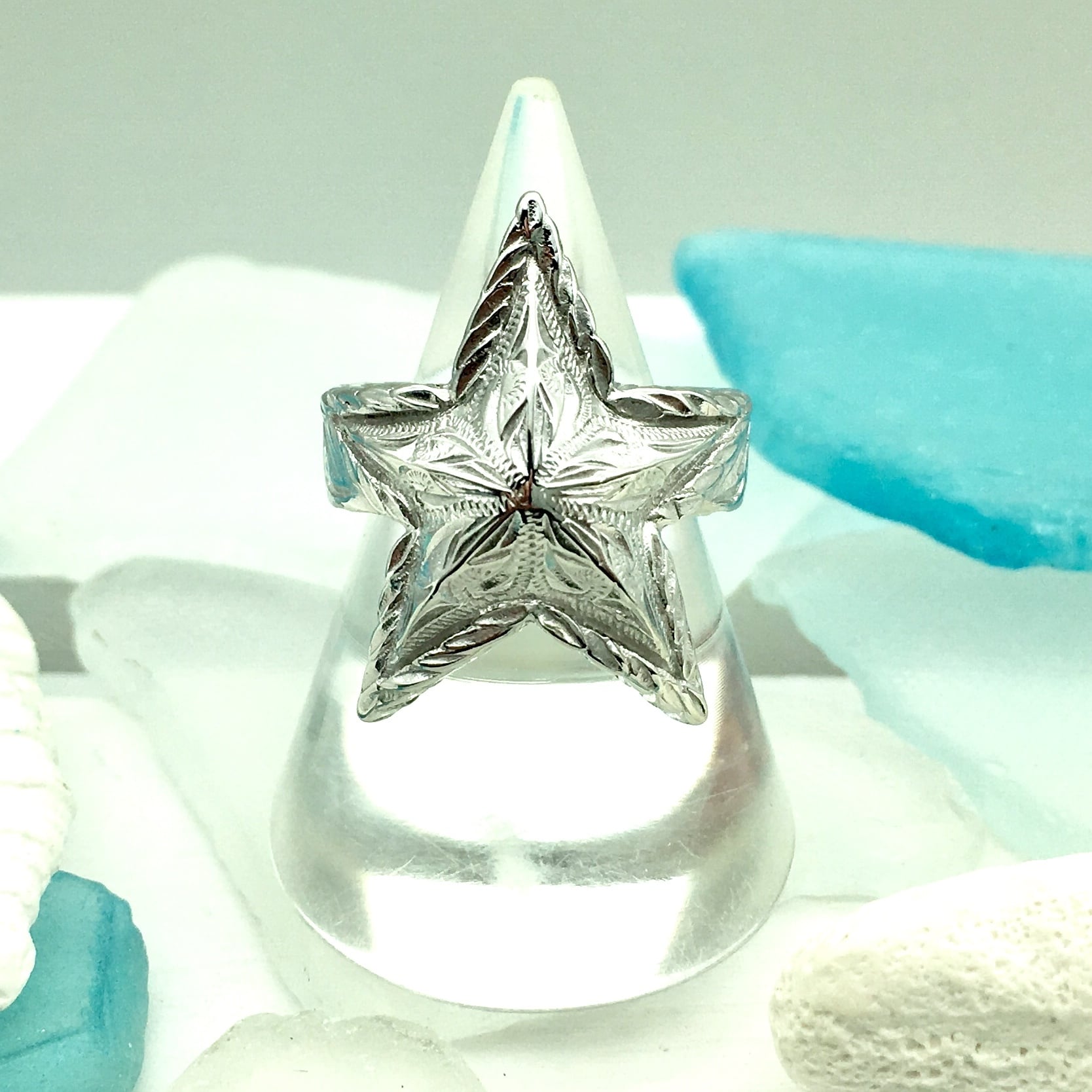 大きな星のリングSilver | ALOHA LOVERS