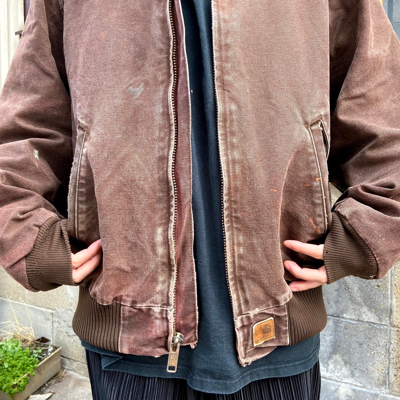 Carhartt カーハート サンタフェジャケット メンズL相当 古着 ダック地  