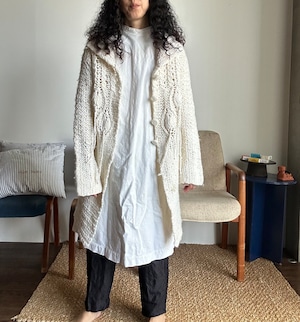 Vintage wool long cardigan