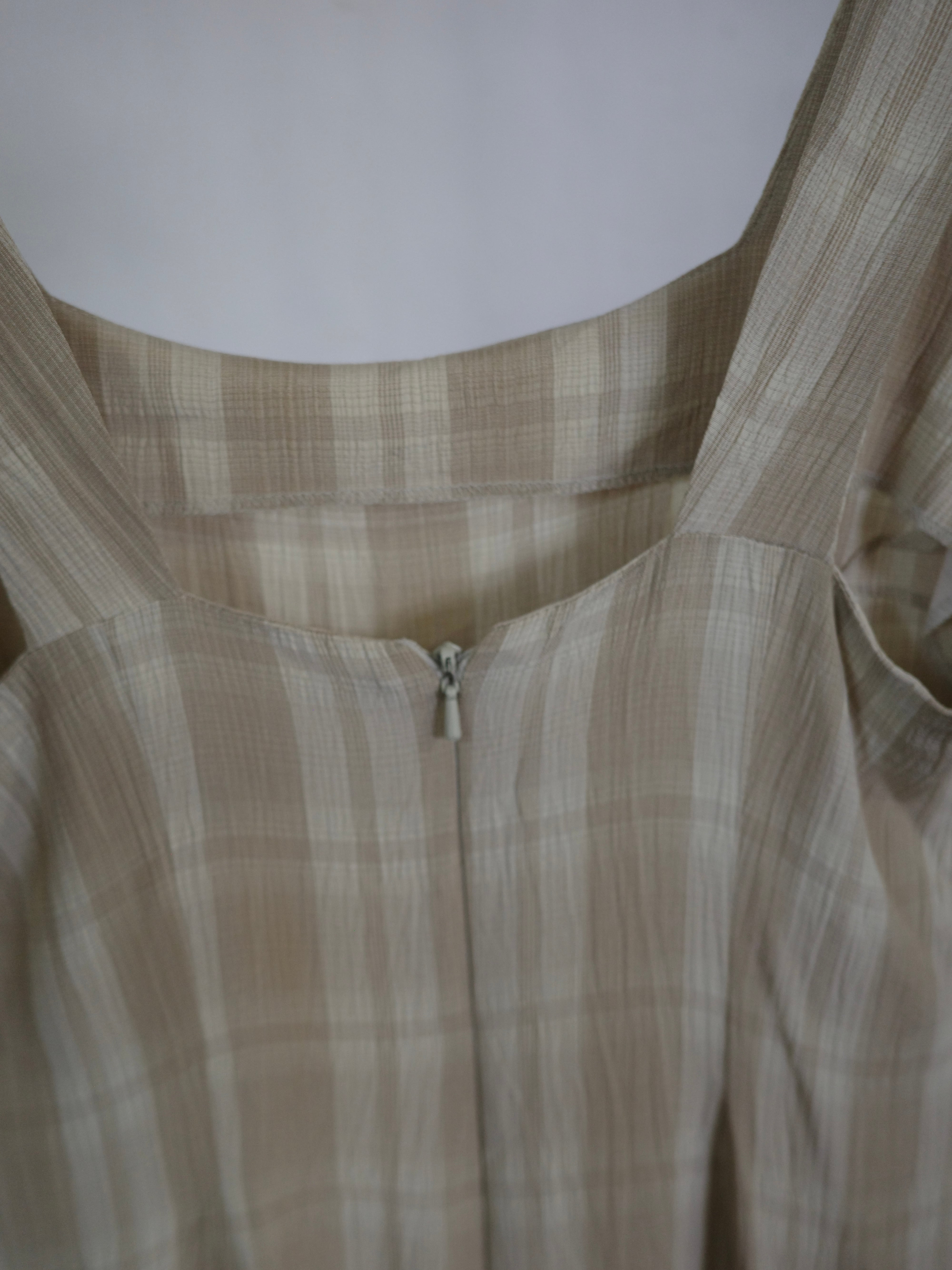 vintage〉square check onepiece | CherLife
