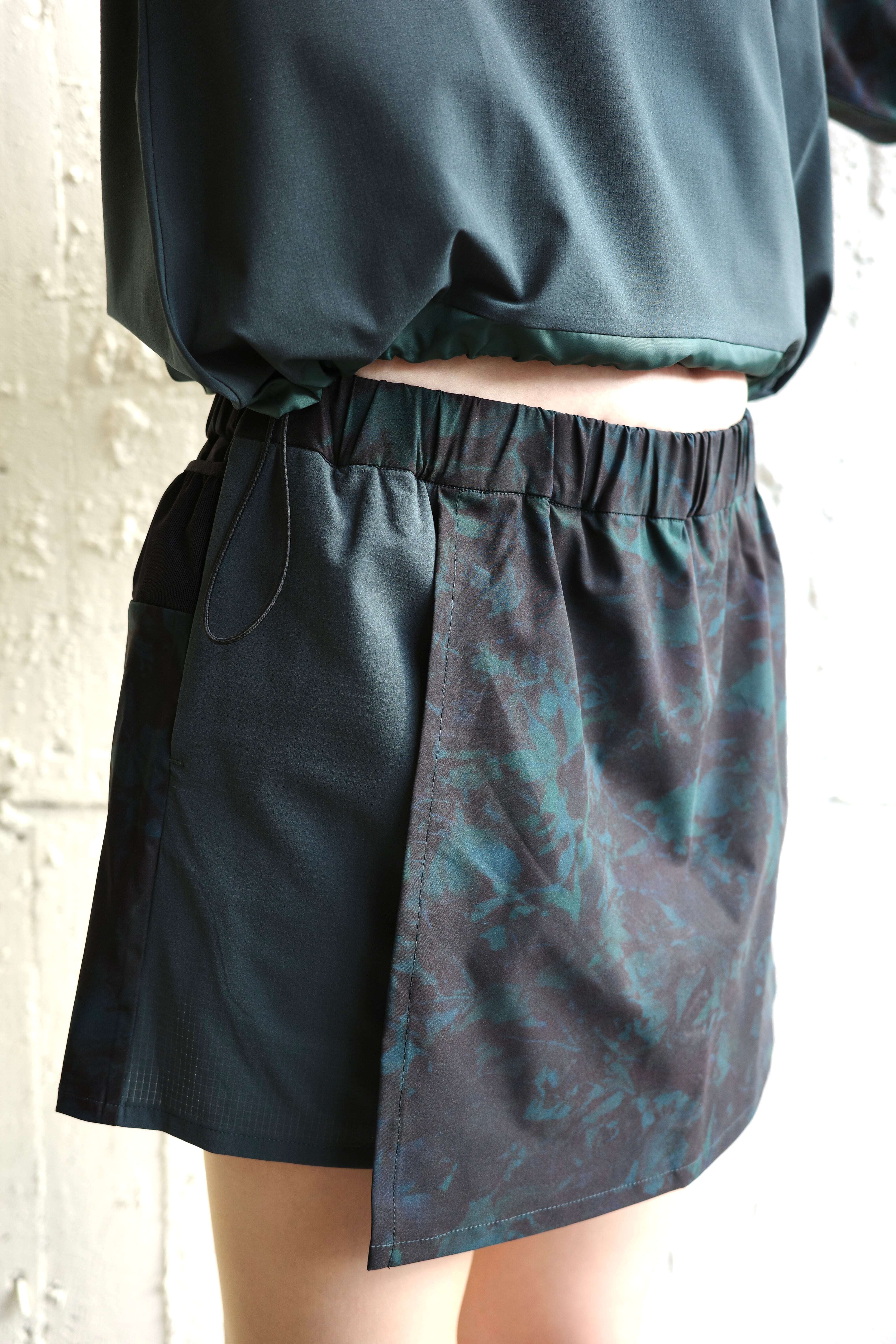 RYOGEN(リョウゲン) 24FW DEADLEAF DOCKING RUN SKIRT | play field