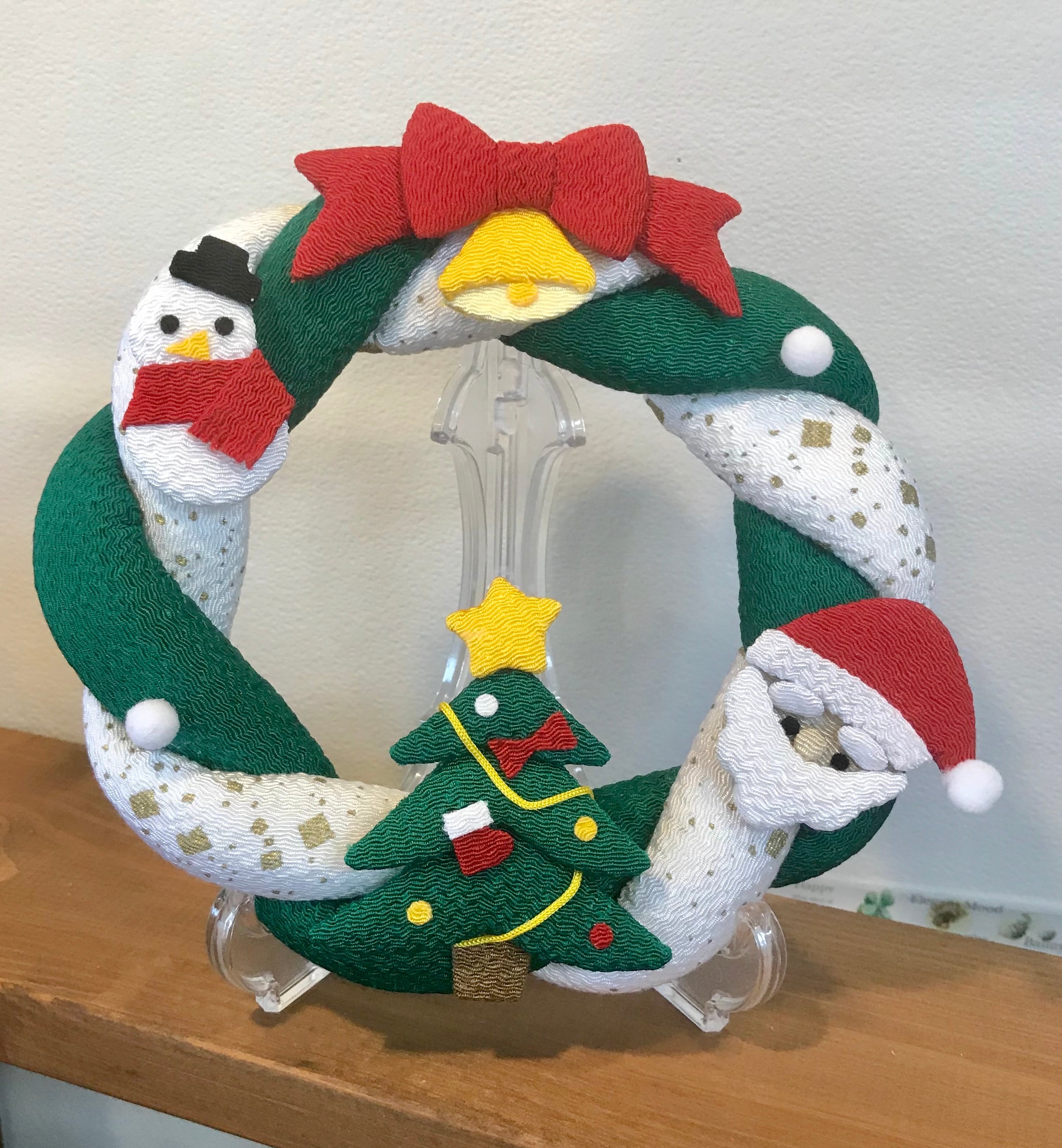 ▲あちゃちゅむ クリスマスリース クリスマスリース(1119)～Santa's Magic Key(R)～ 35cm リース AJU