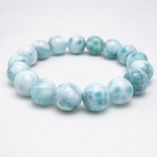 ラリマー ブレスレット 12mm 一点物 211-2536