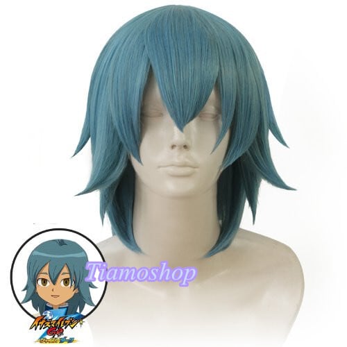 ブレマイ 在間樹帆 コスプレ ウィッグ＋衣装セット【最終値下げ】 W1687 イナズマイレブンGO 狩屋マサキ 風 ハロウィン イベント仮装