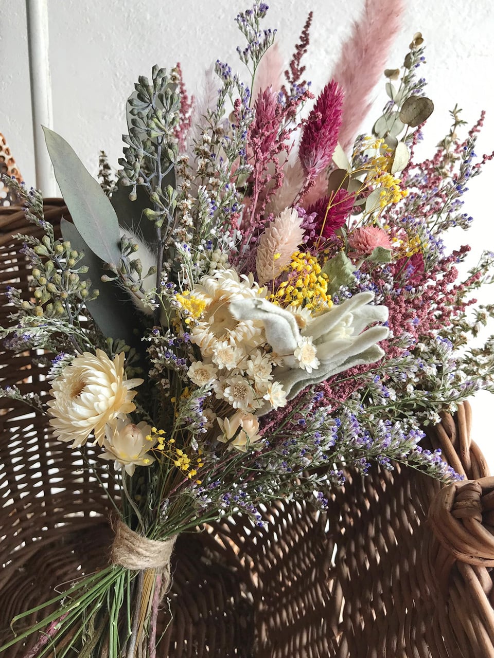 おまかせドライフラワー オーダースワッグ 花束 Mサイズ | Brocante de