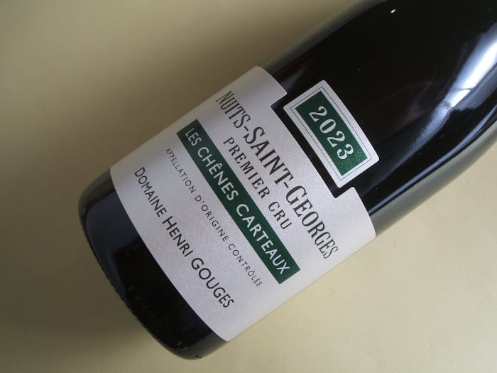 ニュイ・サン・ジョルジュ 1級 レ・シェヌ・カルトー 2023年 ドメーヌ・アンリ・グージュ