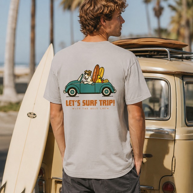 Surf Trip Crew Tee　S0014
