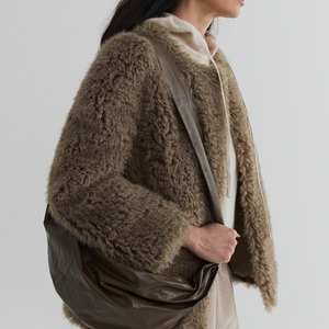 No-Collar Boa Jacket T4220