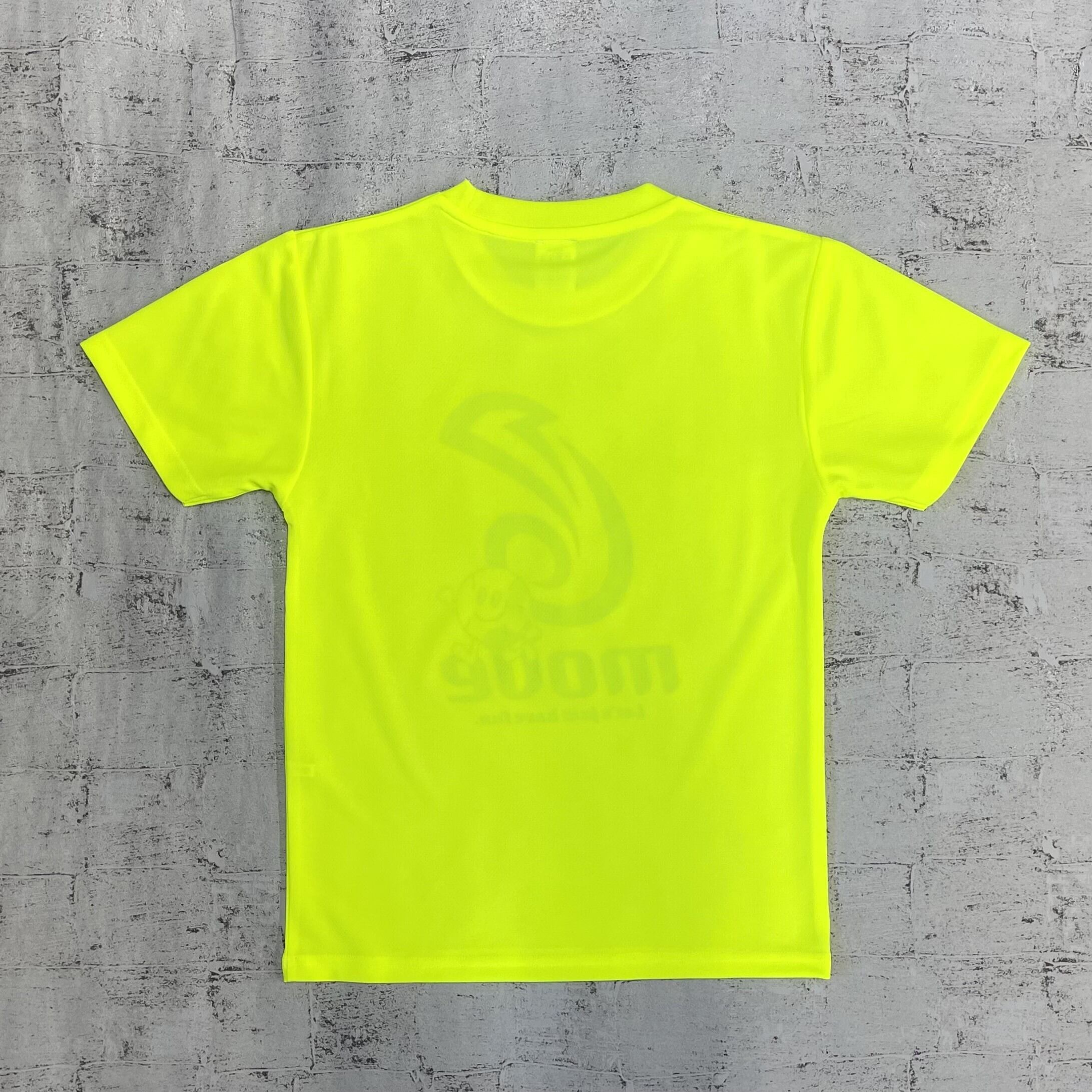 ジュニア ドライTシャツ 25JTA【蛍光yellow × blue】