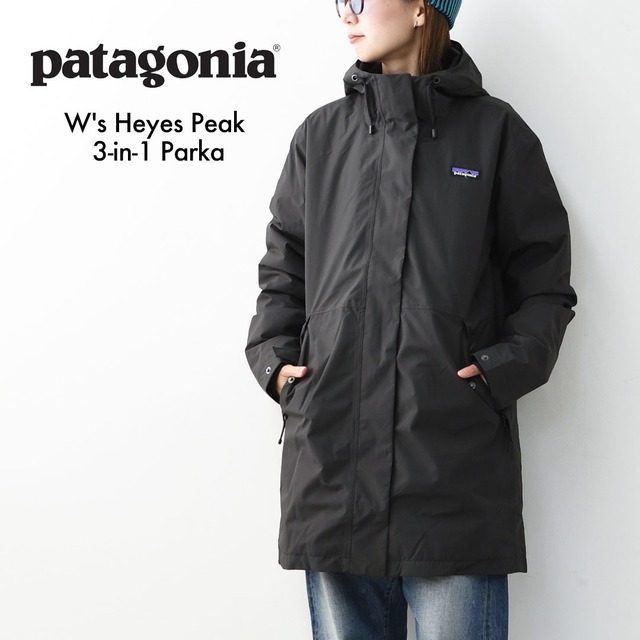 Patagonia [パタゴニア正規代理店] W's Heyes Peak 3-in-1 Parka [21010] ウィメンズ・ヘイズ・ピーク・スリーインワン・パーカ・LADY'S [2026AW]