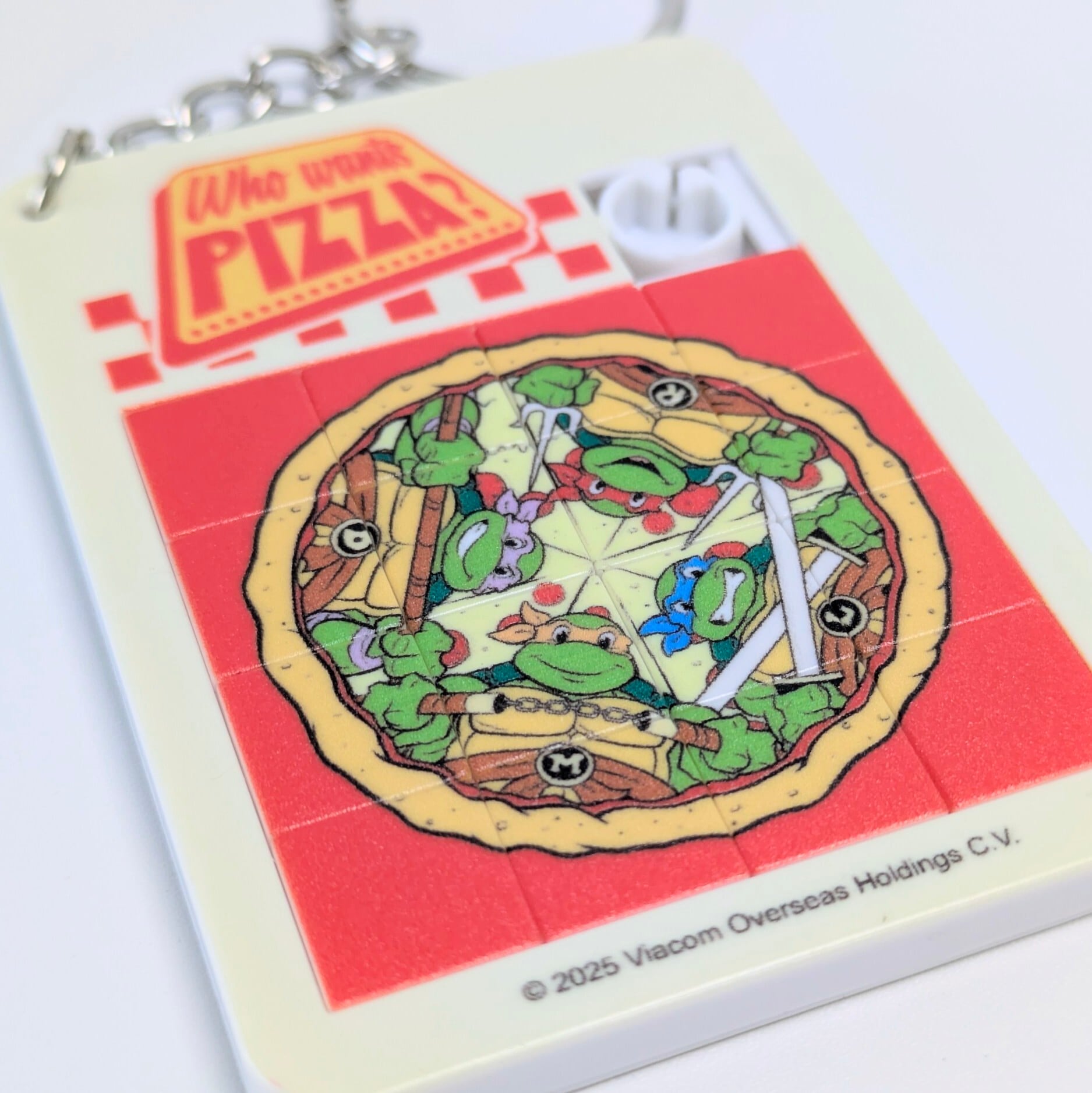 【 Teenage Mutant Ninja Turtles ( ティーンエイジ ミュータント ニンジャ タートルズ ) 】AMERICAN CHARACTER PUZZLE KEYRING ( パズルキーリング ) / キーホルダー〚アメリカン雑貨 アメトイ〛
