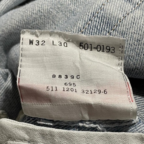 【W32 L30】90s メキシコ製 usa levi's リーバイス 501 詳細写真7