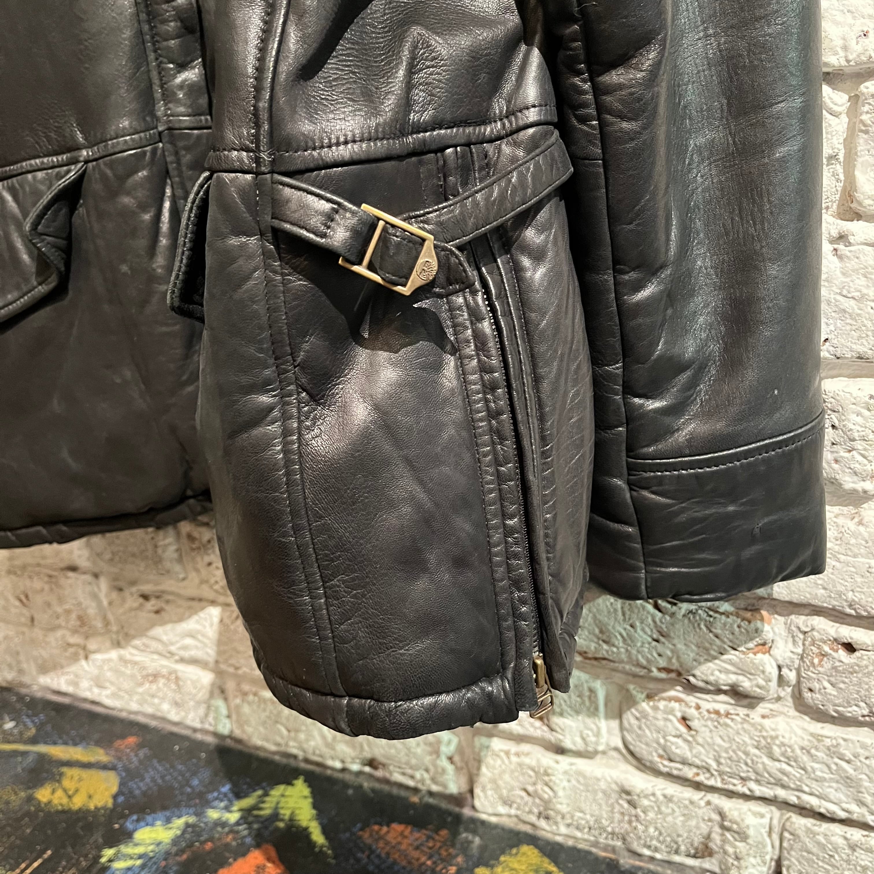 90s TIMBERLAND Leather Jacket | BerBerJin / & BerBerJin